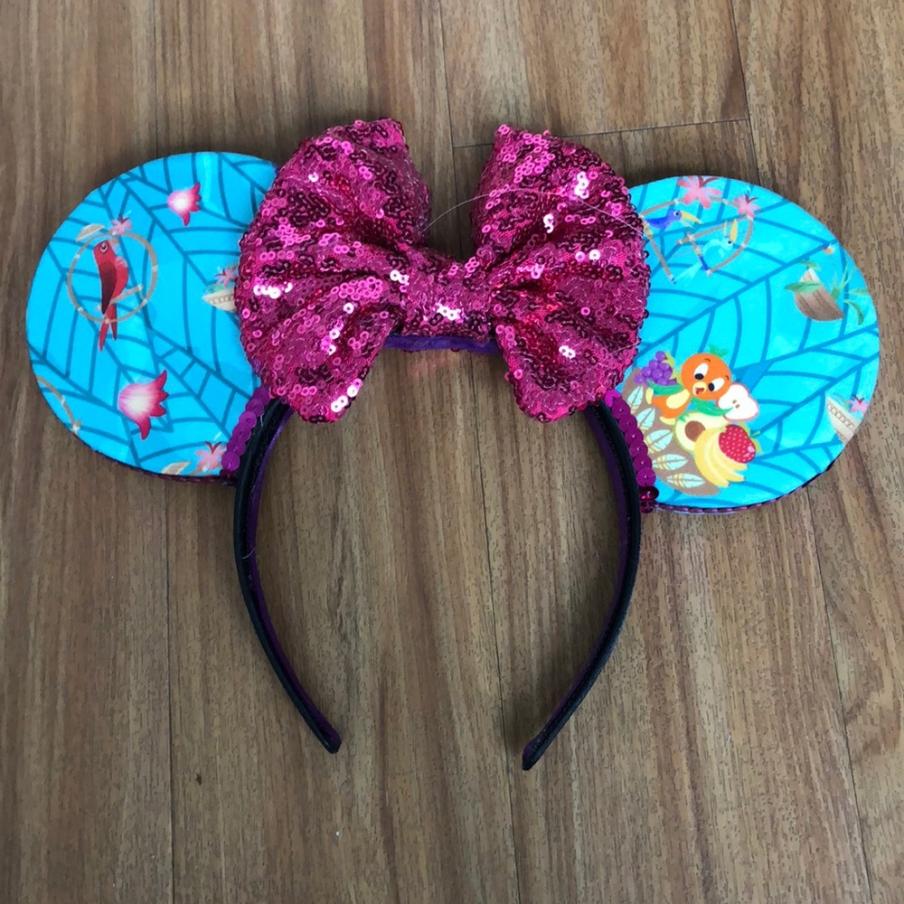 Disney Minnie Ears Adventureland Orange Bird